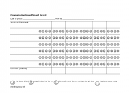 Smiley face group progress sheet