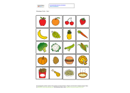 Subcategory - food - picture cards