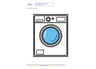 Washing machine template