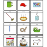 p at the end of words picture cards