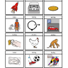 c/k in the middle of words picture cards