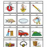 sh at the end of words picture cards
