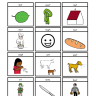 f at the end of words picture cards