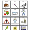 j in the middle of words picture cards