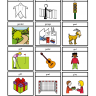 g at the beginning of words picture cards