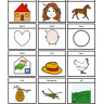 h at the beginning of words picture cards