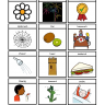 w in the middle of words picture cards