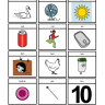 n at the end of words picture cards