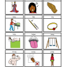 ng at the end of words picture cards