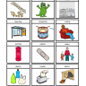 st in the middle of words picture cards