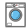Washing machine template