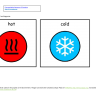 Hot/cold basic concepts sorting game