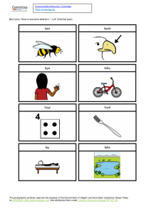 Final consonant deletion k minimal pairs