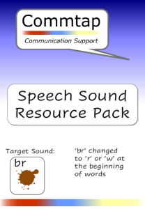 Speech Sound Pack use 'br' instead of 'b' or 'r'