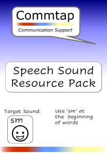 Speech Sound Pack - Use 'sm' at the beginning of words