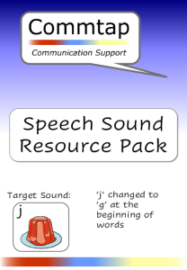 Speech Sound Pack - Use 'j' instead of 'g' at the beginning of words