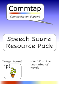 Speech Sound Pack - Use 'pl' at the beginning of words