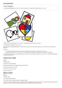 Free Symbol Sets