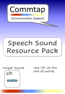 Use "ch" at the ends of words